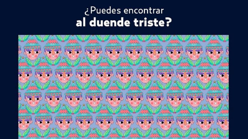 RETO  visual: Encuentra al duende triste en menos de 10 segundos