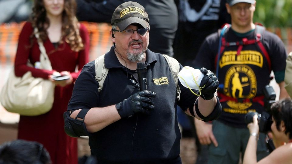 El fundador y líder de los Oath Keepers fue detenido ayer acusado de 'sedición' por su papel en el asalto al Capitolio. Foto: AFP