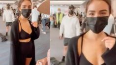 Impiden a exMiss Universo Olivia Culpo abordar avión por su sensual forma de vestir