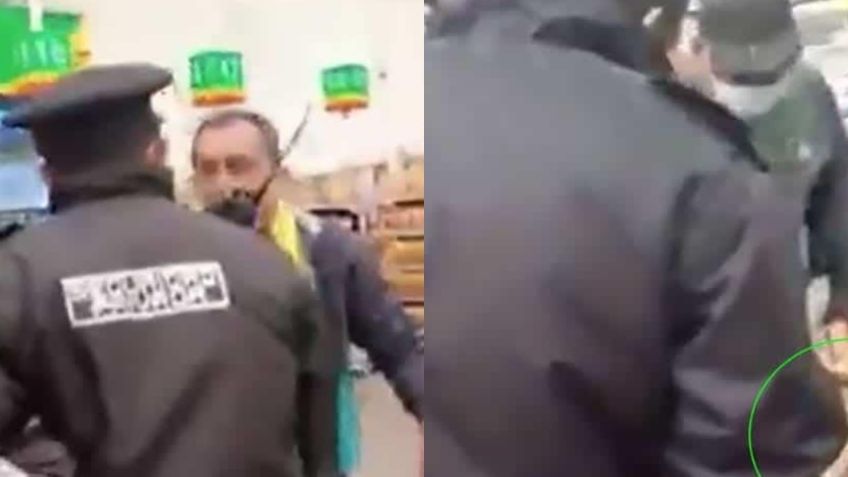 CDMX: Guardias golpean a adulto de la tercera edad por no usar cubrebocas y entrar a supermercado