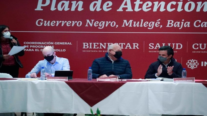 Zoé Robledo y Víctor Castro Cosío participan en elaboración de Plan de Atención Integral para Mulegé e Isla de Cedros