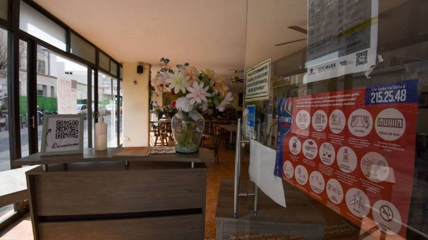 Restaurantes del Edomex sufren ventas bajas tras repunte de contagios de Covid-19