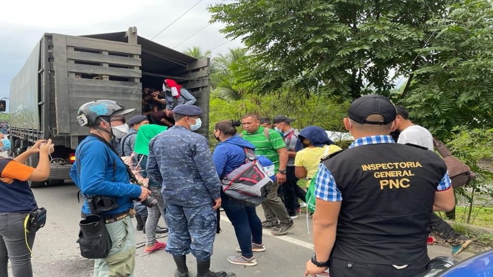 Los migrantes no pudieron avanzar y tampoco lograron el objetivo de llegar a Tapachula. Foto: Especial