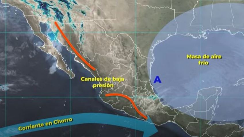 Frente Frío 22: Estos son los estados que tendrán fuertes lluvias, tormentas eléctricas y niebla