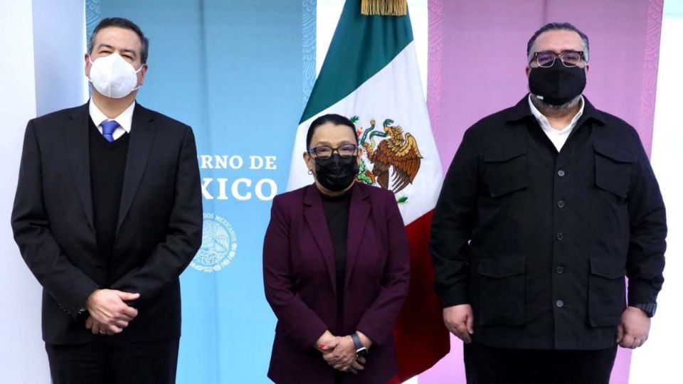 Ambos servidores públicos mostraron su compromiso para mejorar las condiciones de seguridad en México