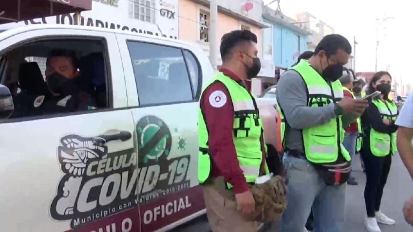 En Ecatepec, entra en acción la Célula COVID para revisar a los ciudadanos