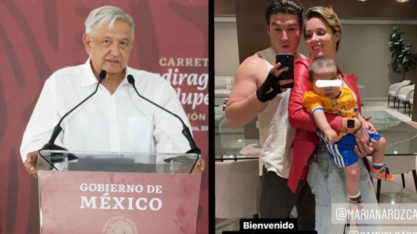 Que cada quien haga su juicio: AMLO sobre la "adopción temporal" de Mariana Rodríguez y Samuel García