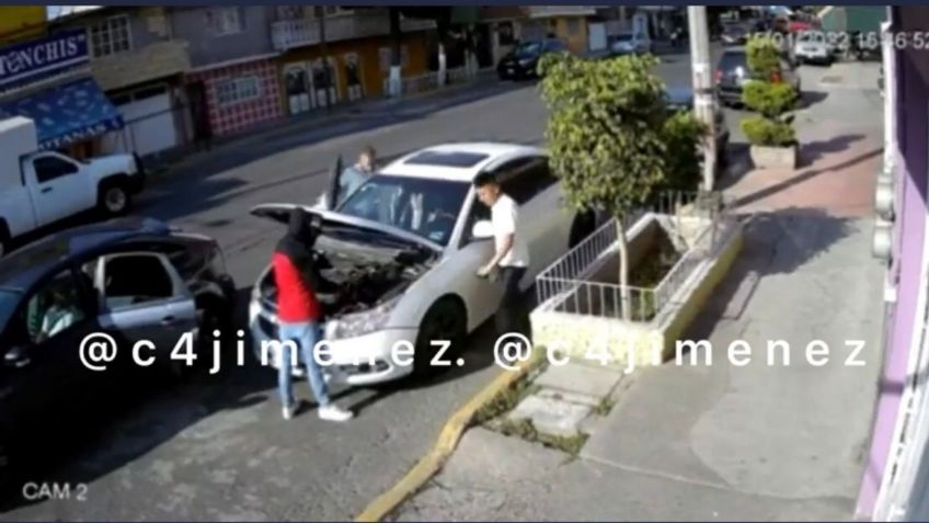 Ladrones de autopartes abren vehículo en menos de un minuto; operan en CDMX y Edomex: VIDEO