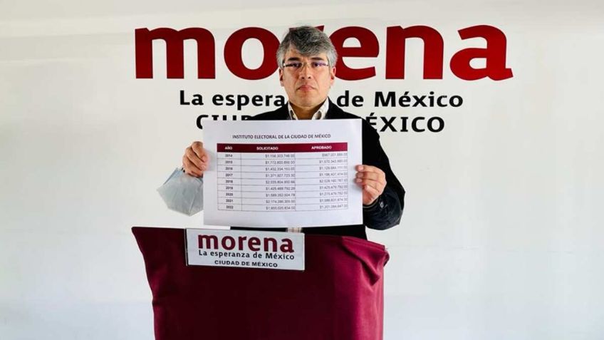 Morena pide austeridad al IECM; puede recortar hasta 25% su presupuesto, asegura