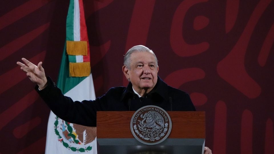 El presidente López Obrador durante su conferencia Mañanera. FOTO: Cuartoscuro