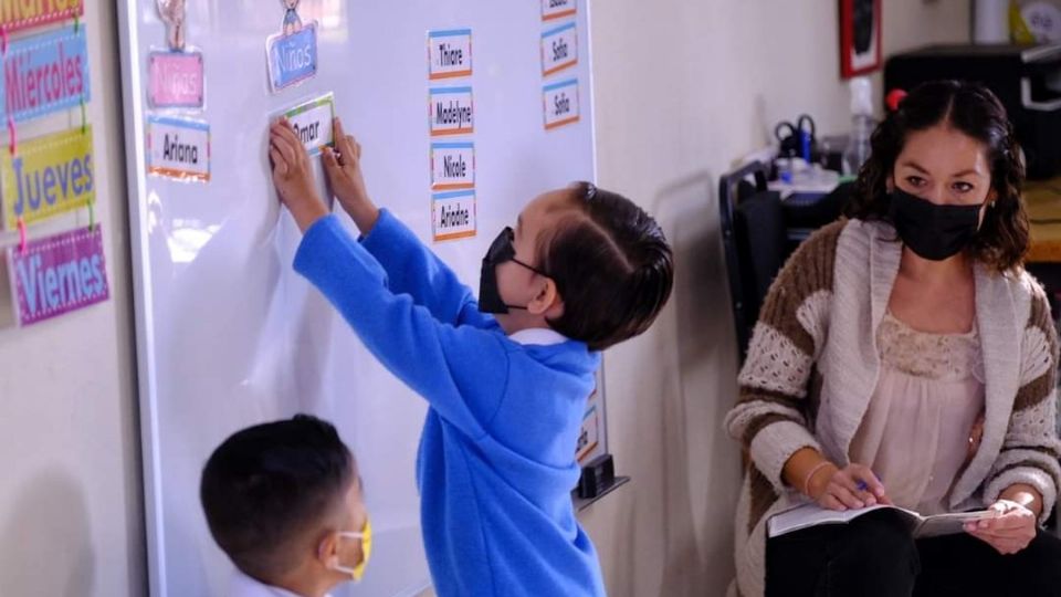 Desde el lunes que se retornó de forma presencial en el sistema de educación básica. Foto: Especial