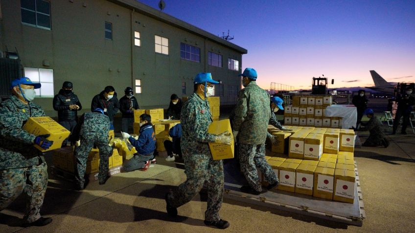 Tonga recibe suministros seis días después de la erupción volcánica y el tsunami