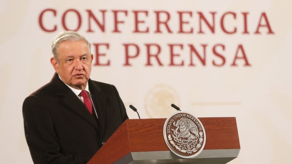 El presidente López Obrador durante su conferencia Mañanera. FOTO: Cuartoscuro