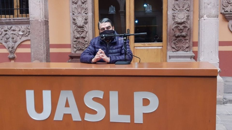 Zermeño Guerra, quien confió que en dos semanas posteriores el 100 por ciento de la actividad universitaria sea presencial. FOTO: ESPECIAL