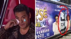 Roban a Carlos Rivera de anuncios para puesta en escena y así reacciona el cantante