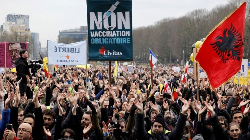 NO BAJA CAOS. Durante los últimos fines de semana han sido habituales las protestas en Bélgica. Foto: AP