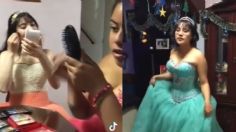 "Bésame en tiempo de Vals"; Pijamada con temática de fiesta de XV años se vuelve viral en TikTok | VIDEO