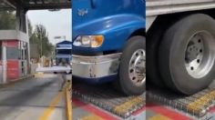 Ecatepec: Así evitan el ponchallantas los conductores en el Circuito Exterior Mexiquense | VIDEO