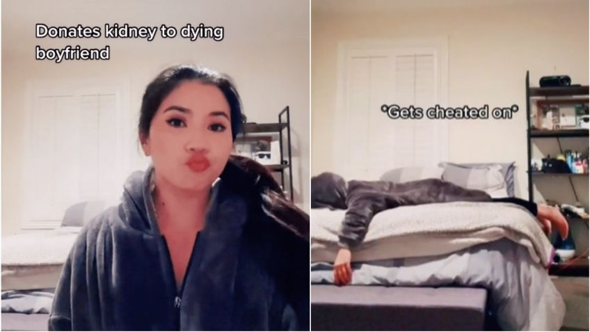 Joven le dona riñón a su novio y él le paga con una infidelidad; su historia se hizo viral en TikTok