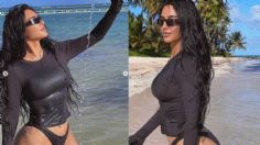 Kim Kardashian borra atrevida foto en bikini ante burlas de sus fans en Instagram