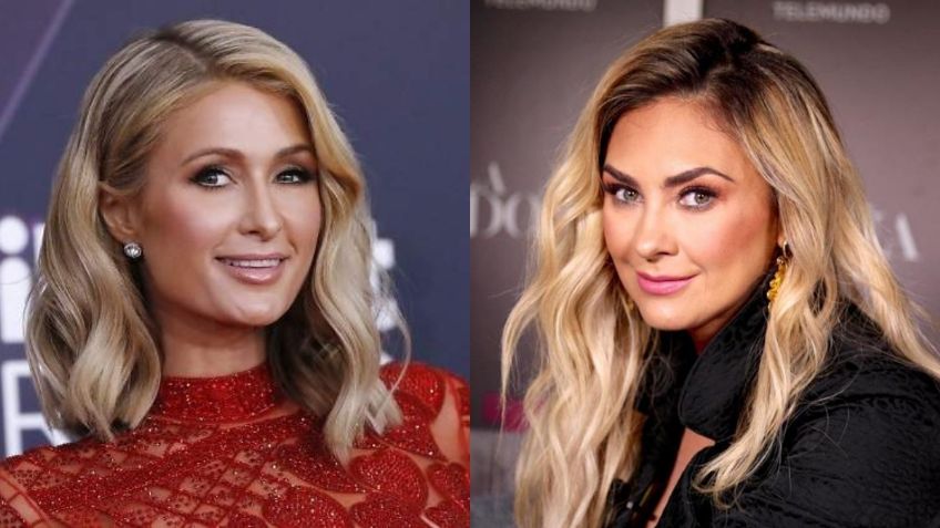 Aracely Arámbula abusa del Photoshop y termina idéntica a Paris Hilton