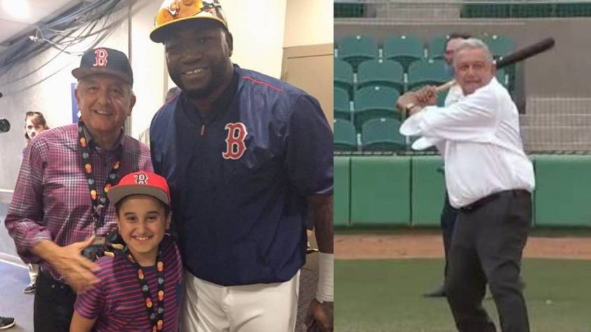 AMLO felicita a “Big Papi” por ingresar al Salón de la Fama de las Grandes Ligas I FOTO