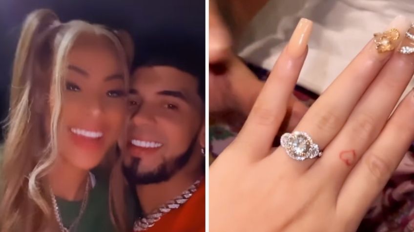 ¡Hay boda! Anuel AA le pide matrimonio a su novia Yailin con lujoso anillo