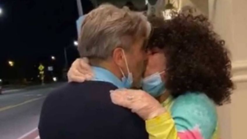 "Que alegría tenerte de nuevo": Diego Verdaguer y su reencuentro con Amanda Miguel tras meses separados por Covid-19