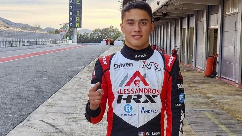 Noel León buscará en unos años entrar a la Fórmula 1 y correr un Gran Prix en México