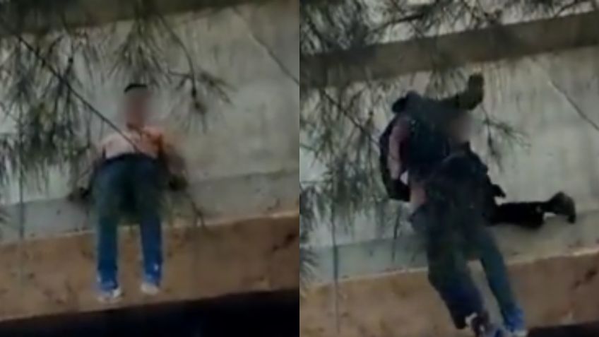 "Spider-poli": Policía que evitó un suicidio en el Metro relata cómo fue el heroico rescate | VIDEO