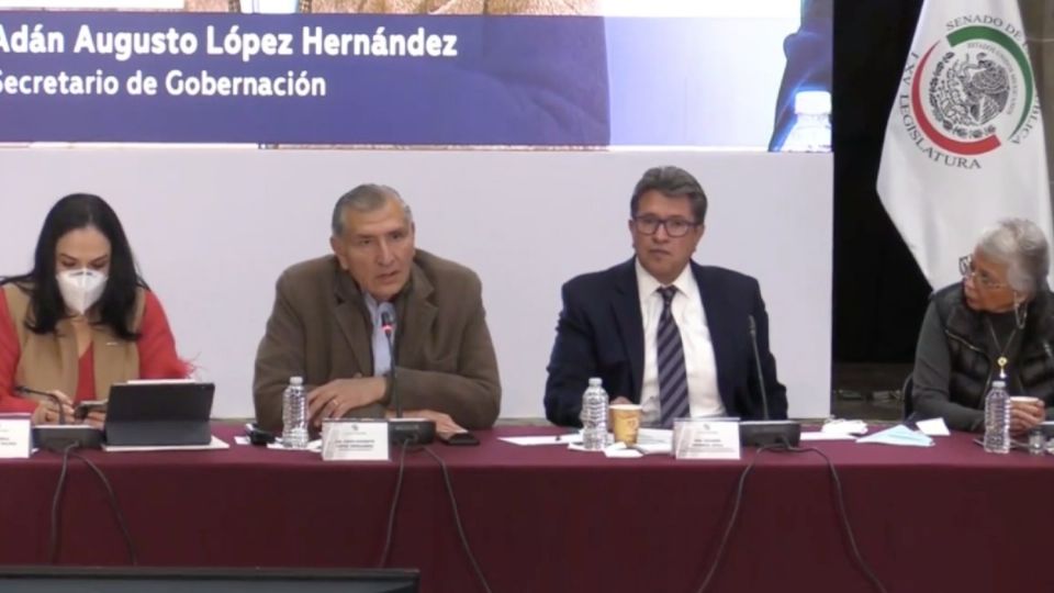 Los senadores de Morena se reunieron para inaugurar la VIII Reunión Plenaria. Foto: Captura de pantalla