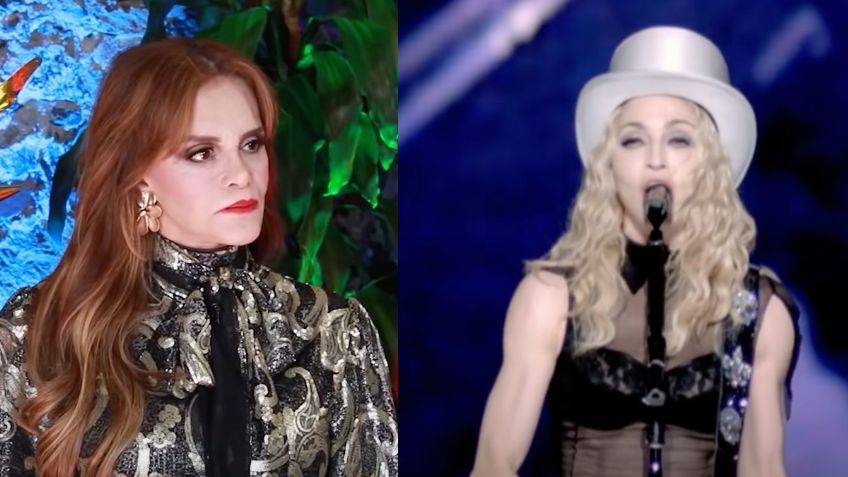 ¡No mintió! El VIDEO que prueba que Lucía Méndez realmente peleó con Madonna en un concierto