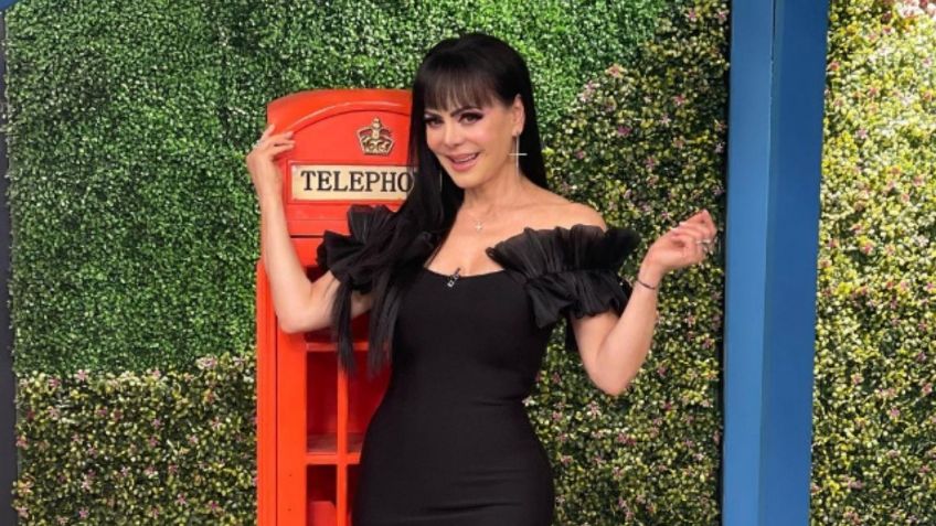 Con atrevido look, Maribel Guardia muestra su corazón divido por el partido México vs Costa Rica