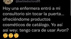 Lady Avon: Acusan a doctora de clasismo por criticar a enfermera por vender productos por catálogo