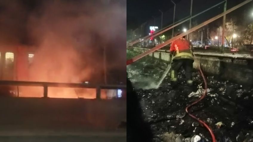 Metro CDMX: Se registra incendio en las inmediaciones de la Línea 2