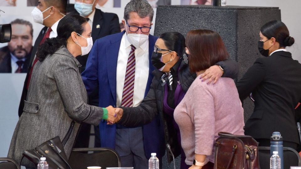 La encargada de la seguridad en el país participó en la reunión plenaria de Morena en el Senado de la República. (Foto: Guillermo O´Gam)