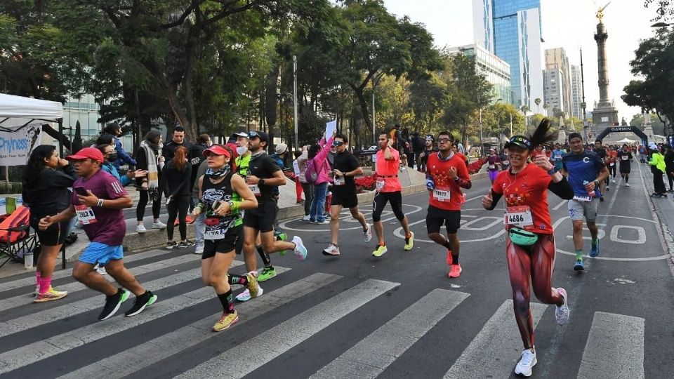 EJEMPLO. El Maratón CDMX es el único de América Latina, con etiqueta Elite. Foto: Yadín Xolalpa