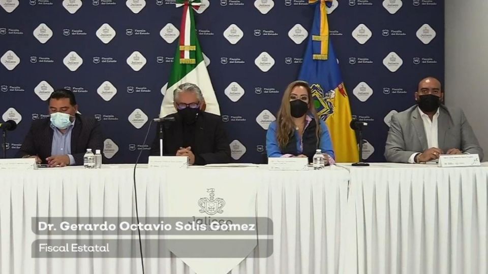 El fiscal de Jalisco, Gerardo Octavio Solís Gómez, dio una conferencia de prensa para hablar del caso. Foto: Captura de pantalla