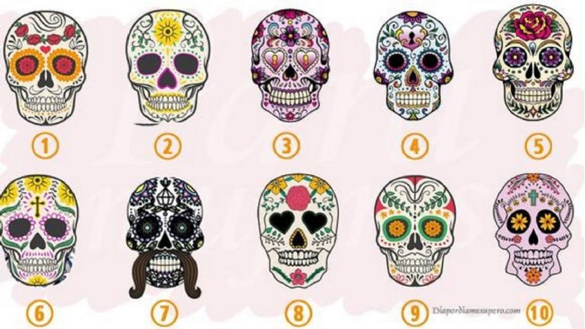 Test psicológico: la calavera que elijas te dirá cómo es tu personalidad