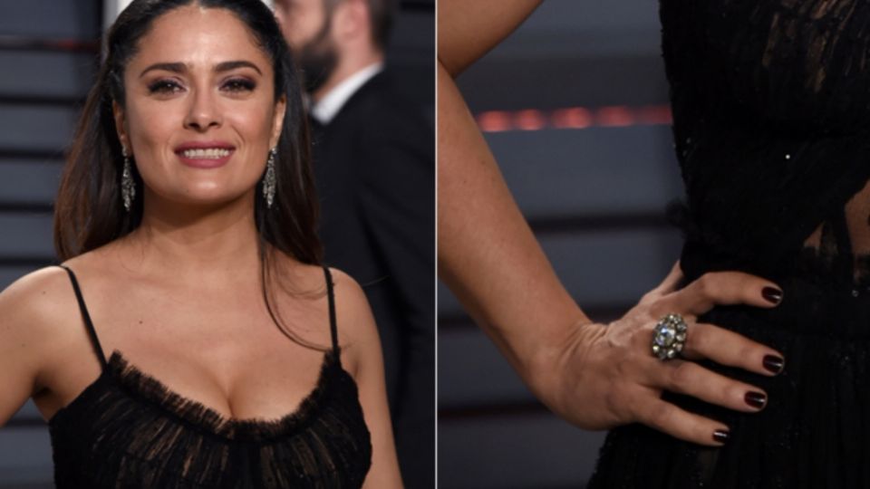 Salma Hayek demostró tener un vínculo muy próximo al segundo emperador de México. FOTO: Especial