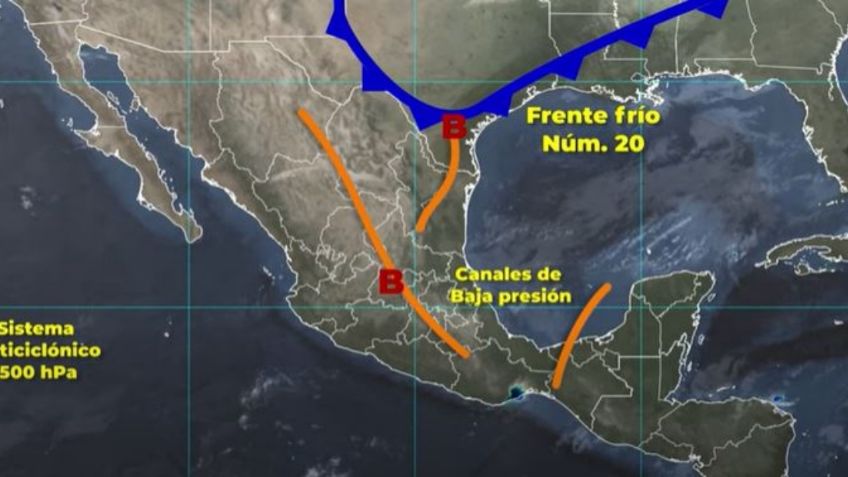 Frente Frío 20: Estos son los estados que tendrán lluvias, bajas temperaturas y heladas