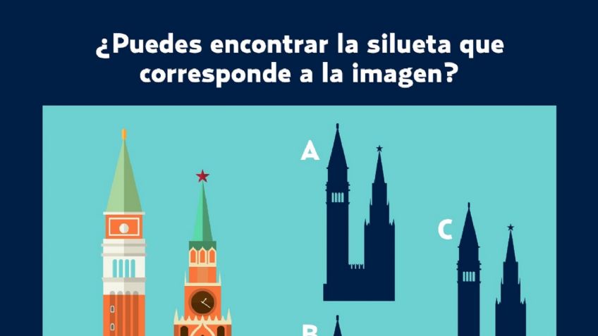 Reto visual: Encuentra la silueta que corresponde a la imagen en 5 segundos, sólo el 5% lo logra