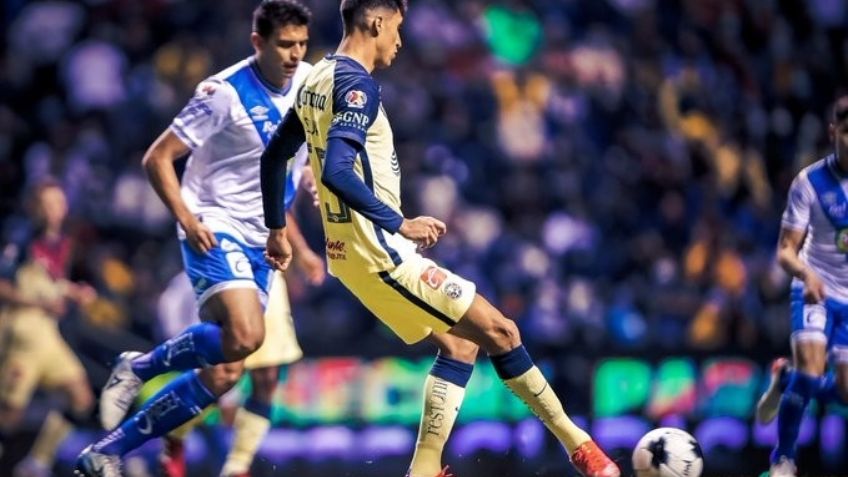 Con 10 jugadores, América empata 1-1 ante el Puebla en la Jornada 1 de la Liga MX