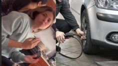 Mujer presume que le echaron "aire premium" a las llantas de su auto; paga jugosa suma | VIDEO VIRAL