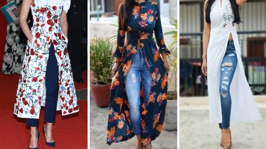 MODA: vestido sobre pantalón, la extraña tendencia que arrasará en 2022