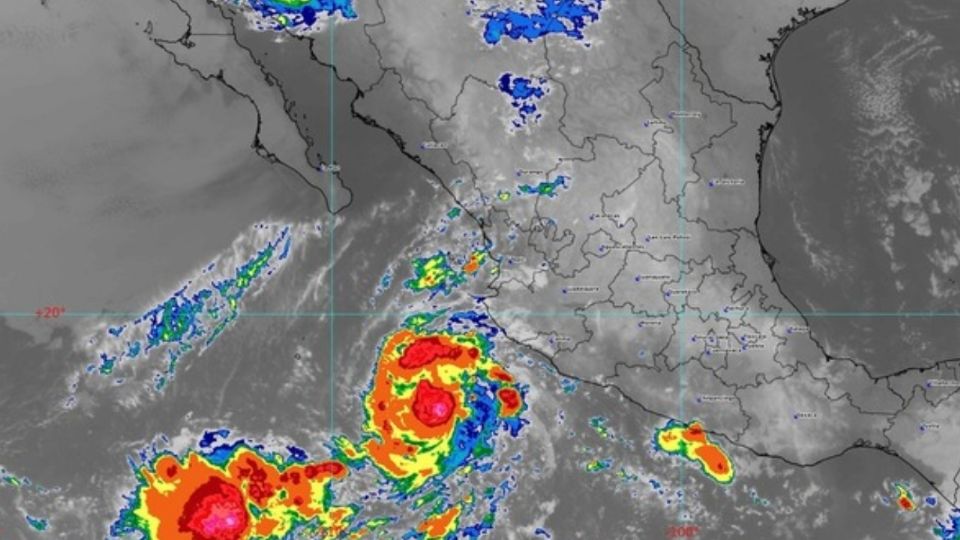 Se esperan intensas lluvias en el Occidente de México a causa de 'Orlene'