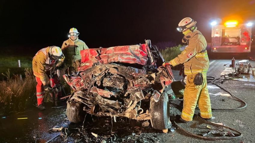 Las impactantes imágenes del accidente que dejó 10 muertos en Durango