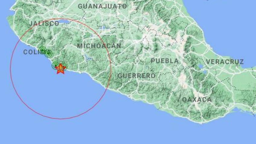 Un nuevo sismo magnitud 4.8 despierta a Michoacán, no se activó alerta en la CDMX