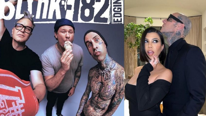 Los fans de Blink-182 aman a Kourtney Kardashian, creen que ella es responsable del reencuentro