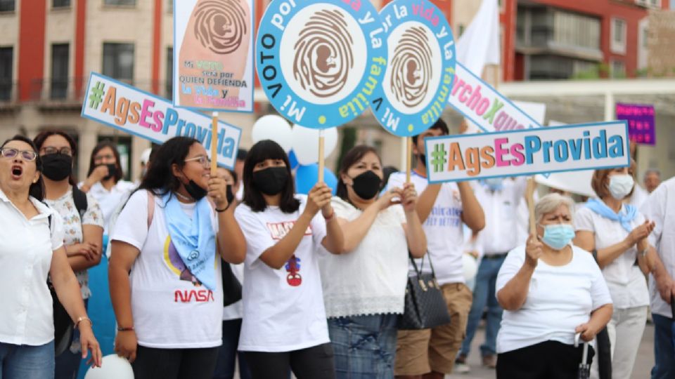 En Aguascalientes, durante una protesta